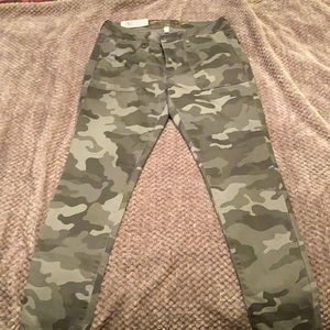 Camo Utility Skinny Jeans